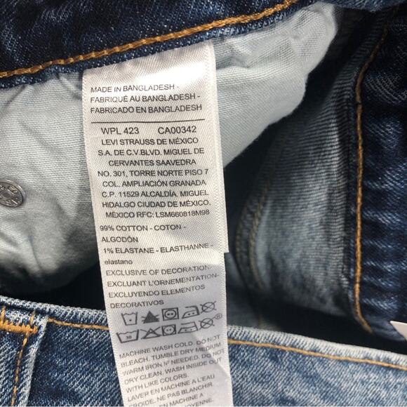 Denizen from Levi’s blue slim jeans 32x34 - Picture 6 of 7